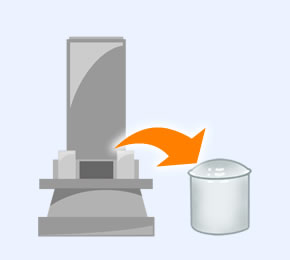 お骨の取り出し